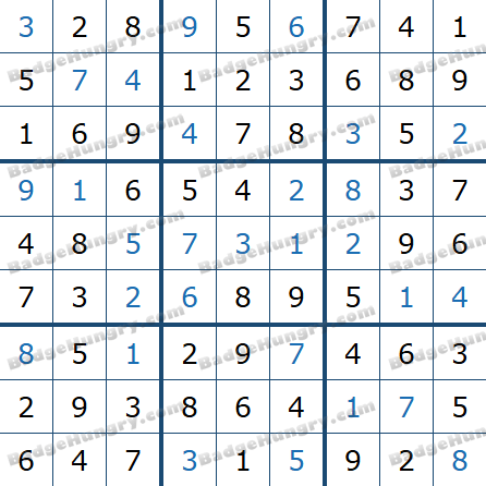 Pogo Daily Sudoku Solutions: March 19, 2025