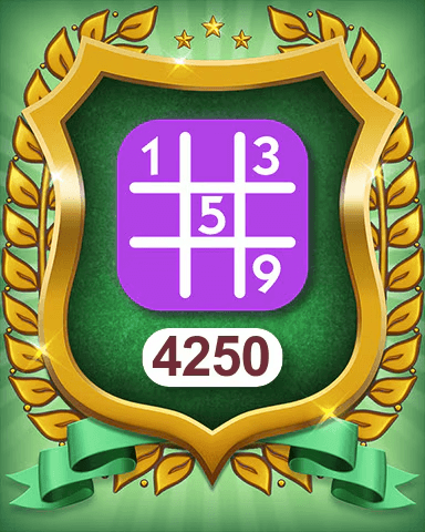 Monopoly Sudoku In-Game Award Badge
